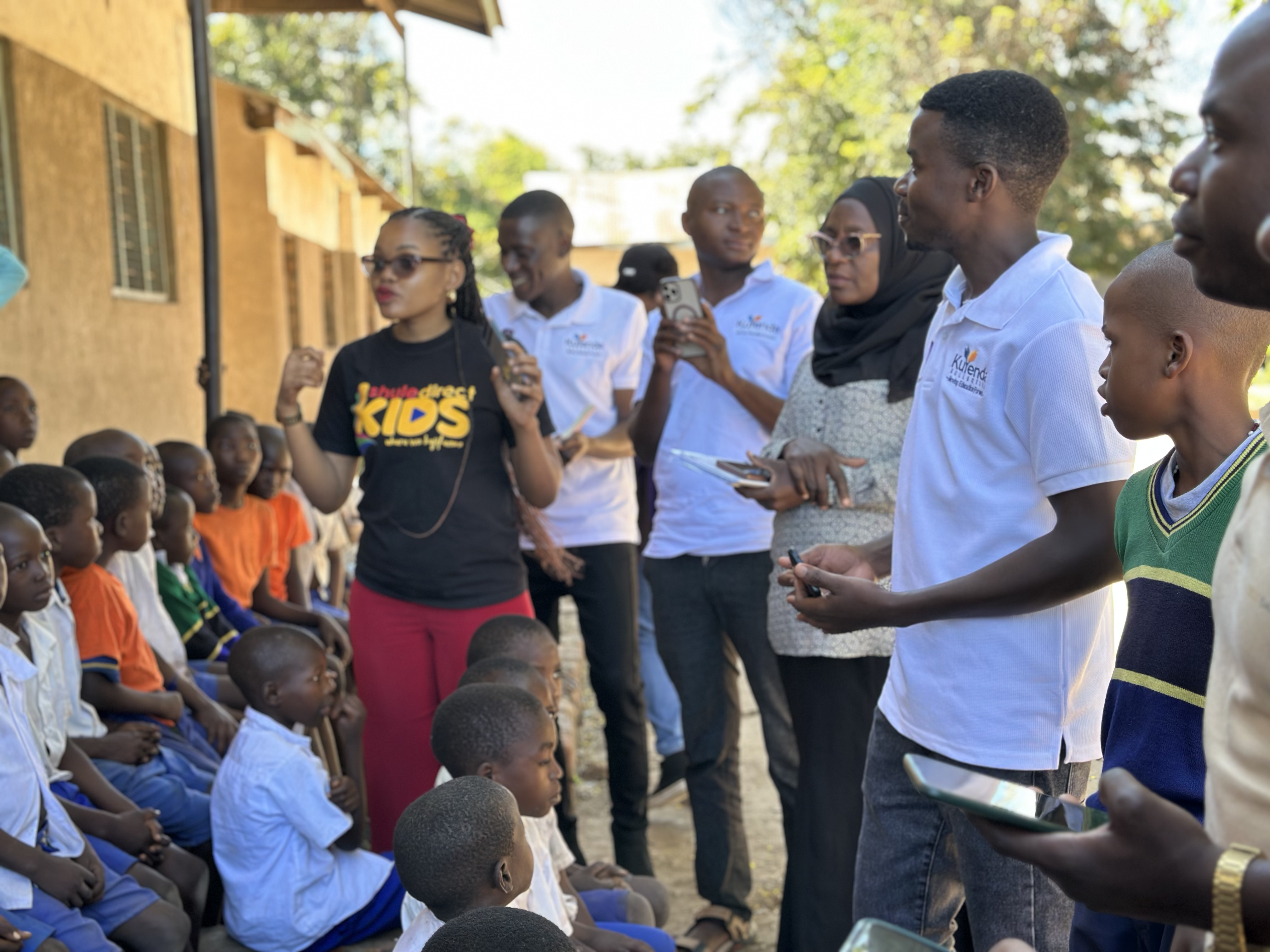 Teachers in training session