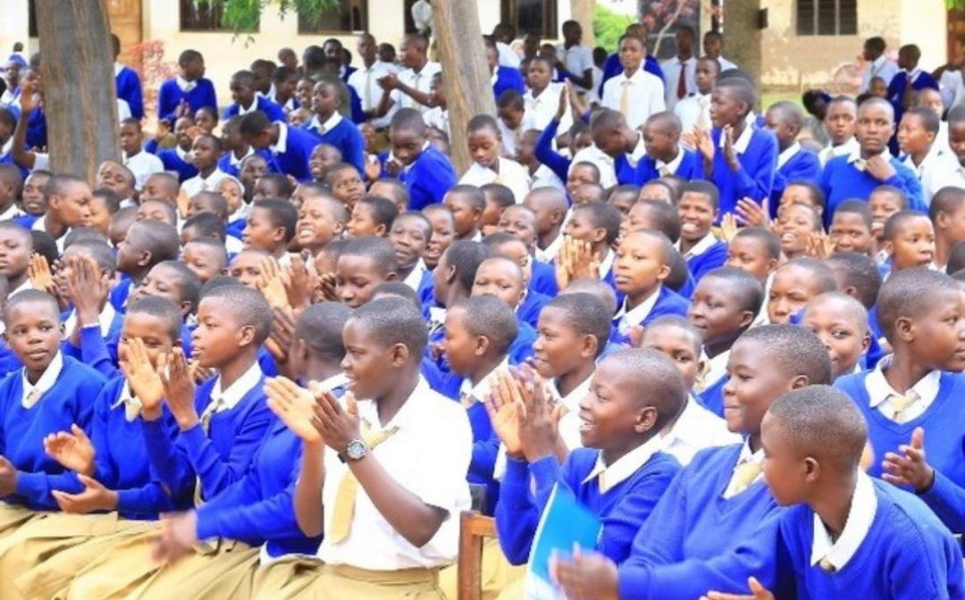 Girls confidently participating in school activities